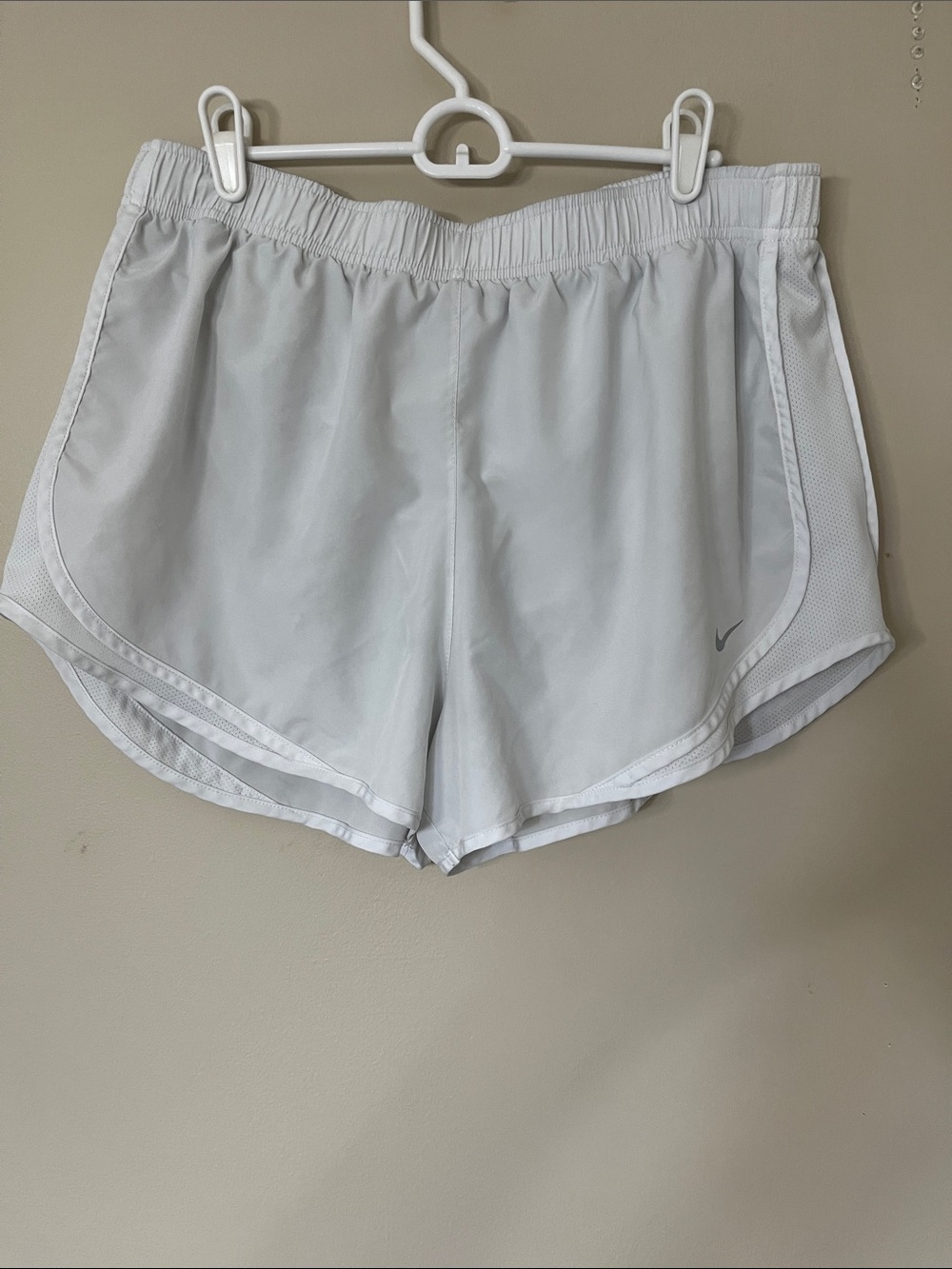 Nike White Women's Athletic Running Shorts
